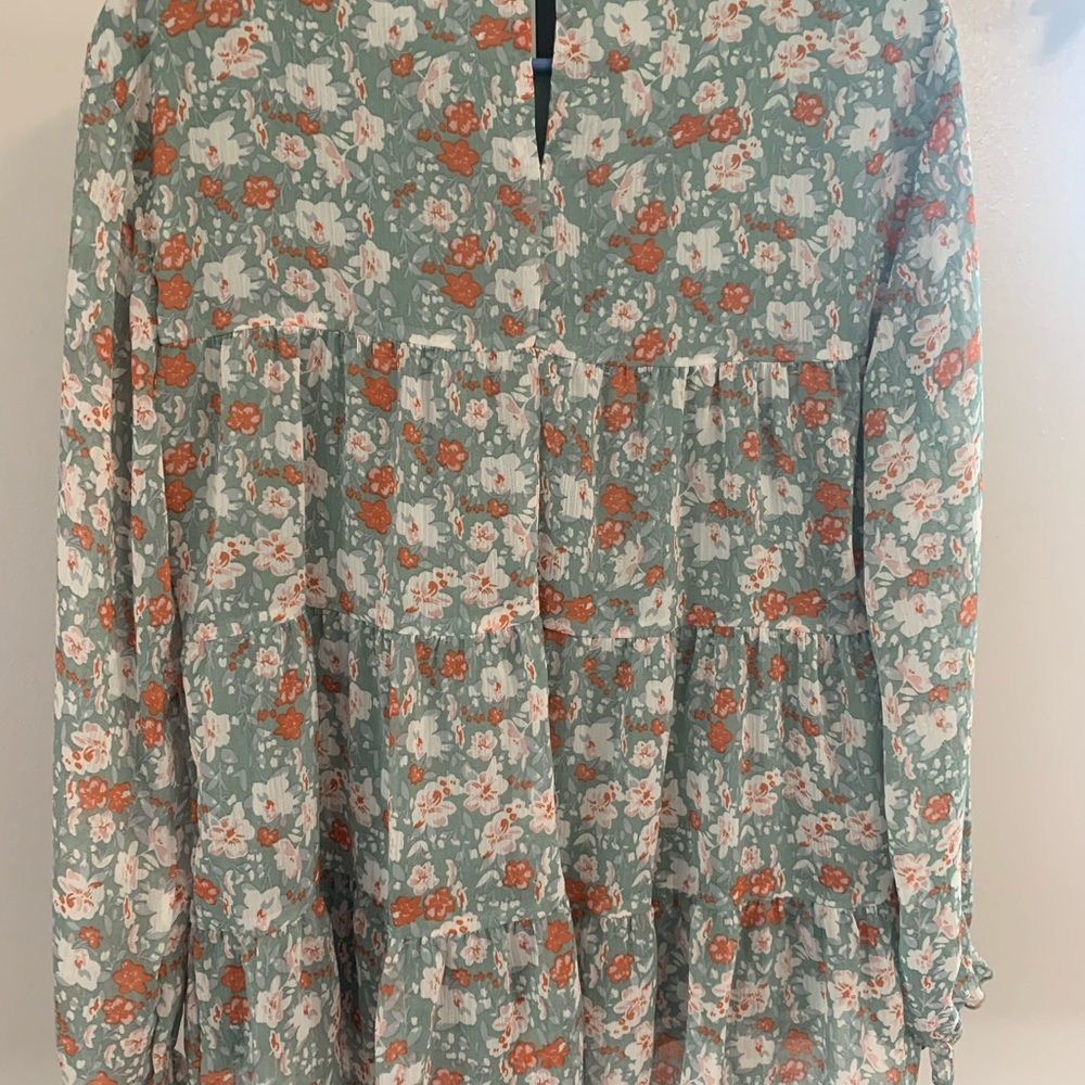 SHEIN Floral Print Blouse - Picture 5 of 16